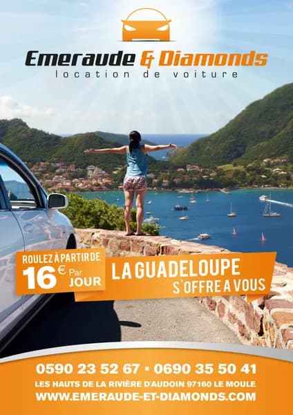 Location de voiture Emeraude & Diamonds Le Moule