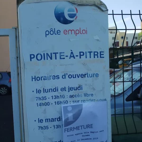 Pôle Emploi Pointe à Pitre