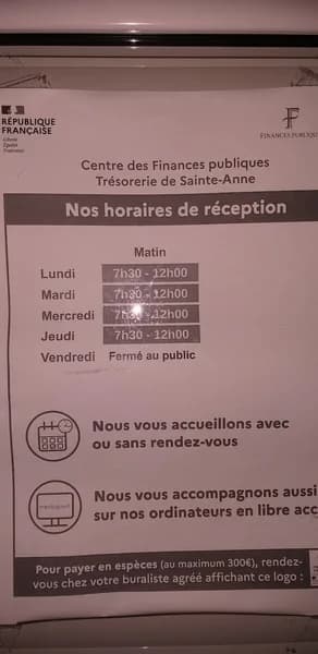 Trésor Public Sainte Anne - photo 2